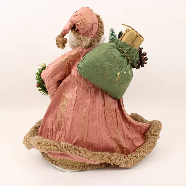 Victorian Style Santa Claus Christmas Tree Topper Figurine