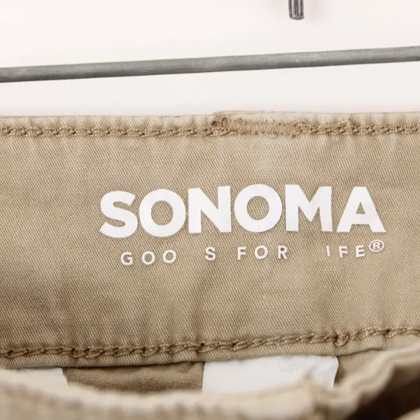 Sonoma The Everyday Short Men's Beige Shorts Size 30 Casual