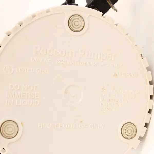 Proctor Silex Popcorn Pumper PP01 Hot Air Popcorn Popper Countertop