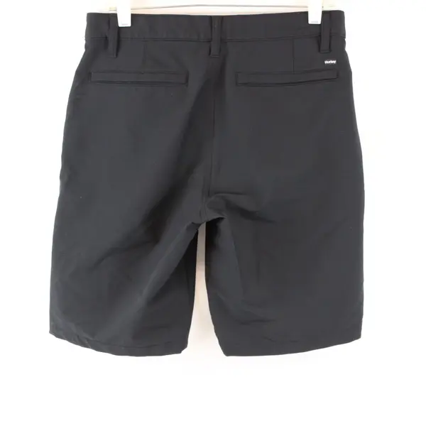 Hurley 1841938 Men's Flat-Front Shorts Charcoal/Black Size 30
