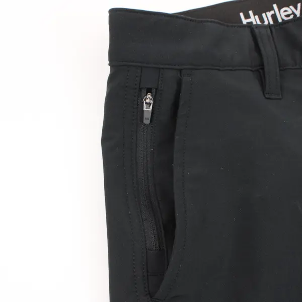 Hurley 1841938 Men's Flat-Front Shorts Charcoal/Black Size 30