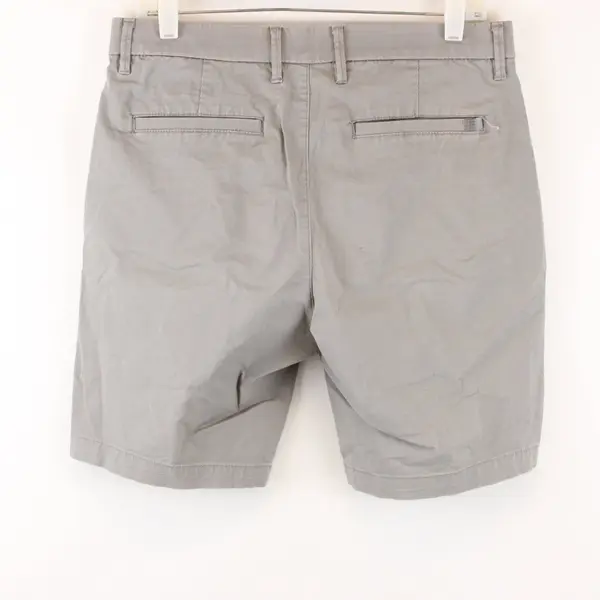 English Laundry Men's Gray Flat-Front Shorts Size 30 Casual