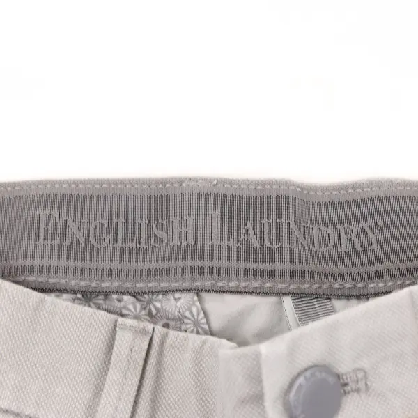 English Laundry Men's Gray Flat-Front Shorts Size 30 Casual