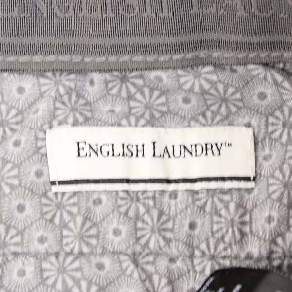 English Laundry Men's Gray Flat-Front Shorts Size 30 Casual