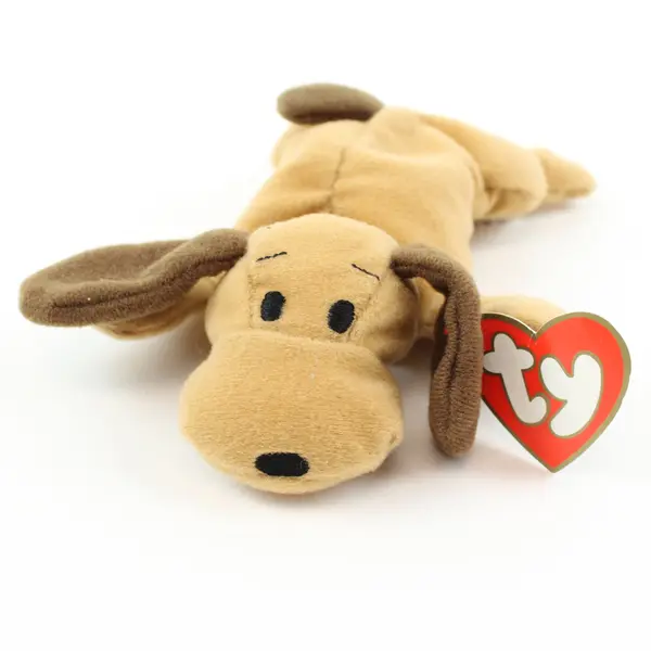 TY Beanie Baby Bones The Dog Plush Stuffed Animal Retired With Tag