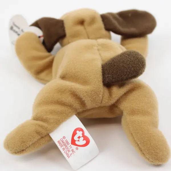 TY Beanie Baby Bones The Dog Plush Stuffed Animal Retired With Tag