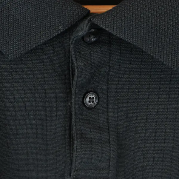 Hudson River Men's Medium Charcoal Gray Polo Shirt