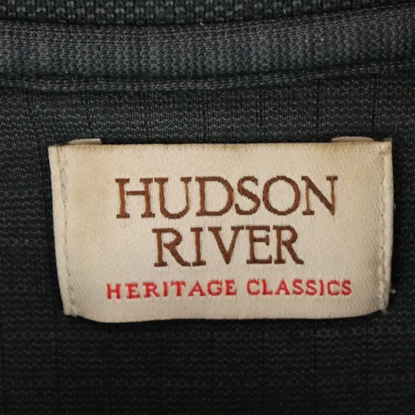 Hudson River Men's Medium Charcoal Gray Polo Shirt