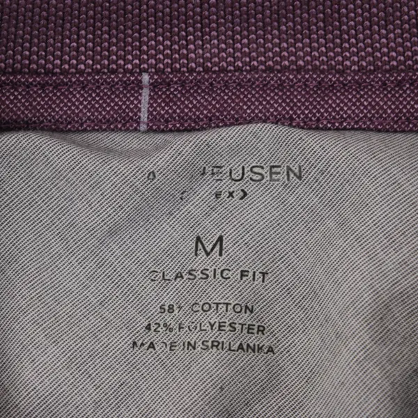 Van Heusen Men's Medium Purple Grid Print Polo Shirt