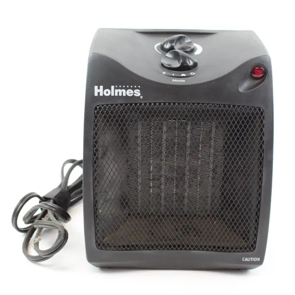 Holmes HCH4051 Compact Ceramic Space Heater Manual Thermostat Black