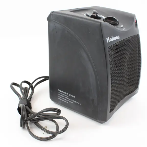 Holmes HCH4051 Compact Ceramic Space Heater Manual Thermostat Black