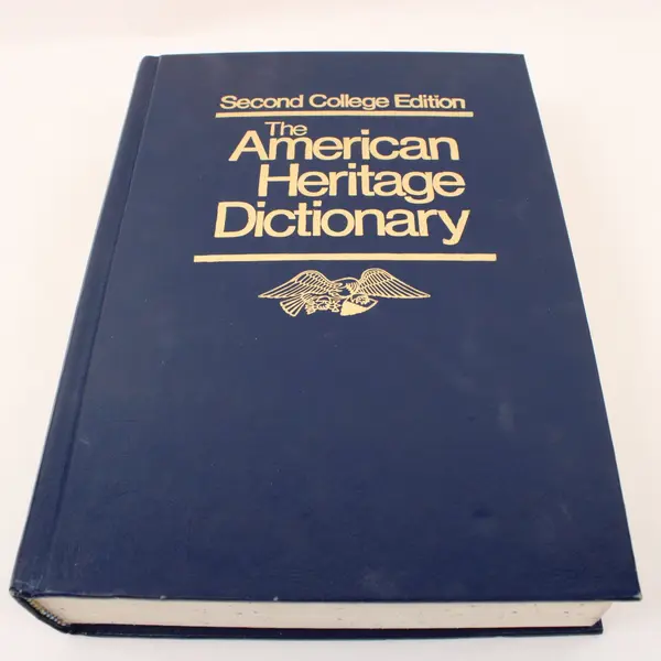 American Heritage Dictionary 2nd College Ed 1982 William Morris ISBN 0395329442