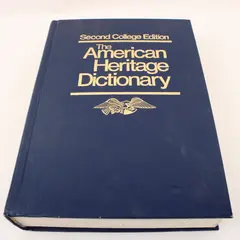 American Heritage Dictionary 2nd College Ed 1982 William Morris ISBN 0395329442
