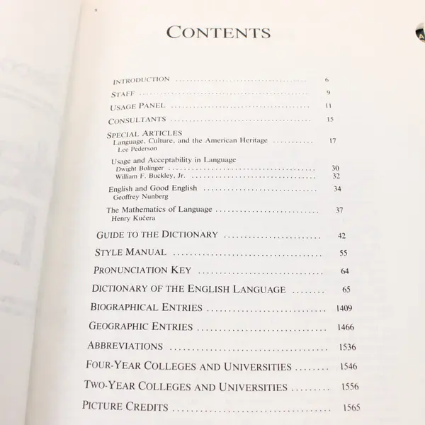 American Heritage Dictionary 2nd College Ed 1982 William Morris ISBN 0395329442
