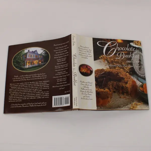 Chocolate for Breakfast & Tea Laura C. Zahn 1997 Hardcover Cookbook Dust Jacket