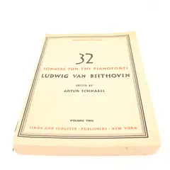 Beethoven 32 Sonatas for Pianoforte Artur Schnabel Memorial Ed Vol 2