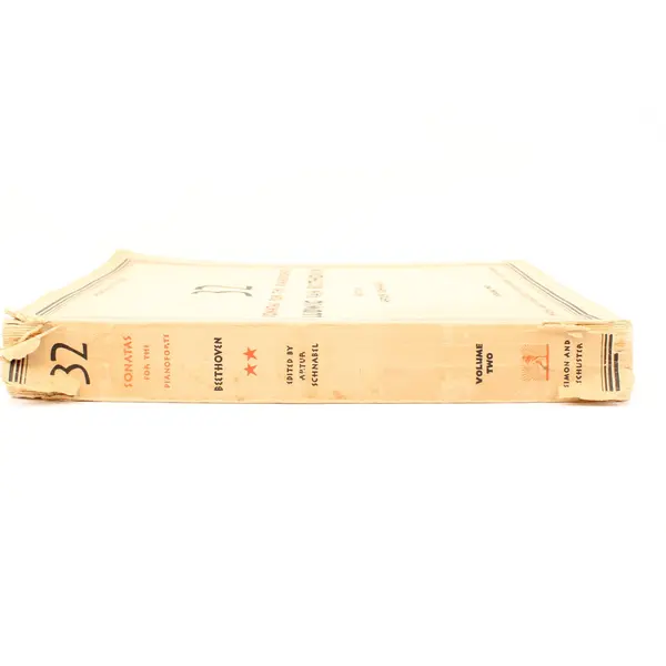 Beethoven 32 Sonatas for Pianoforte Artur Schnabel Memorial Ed Vol 2