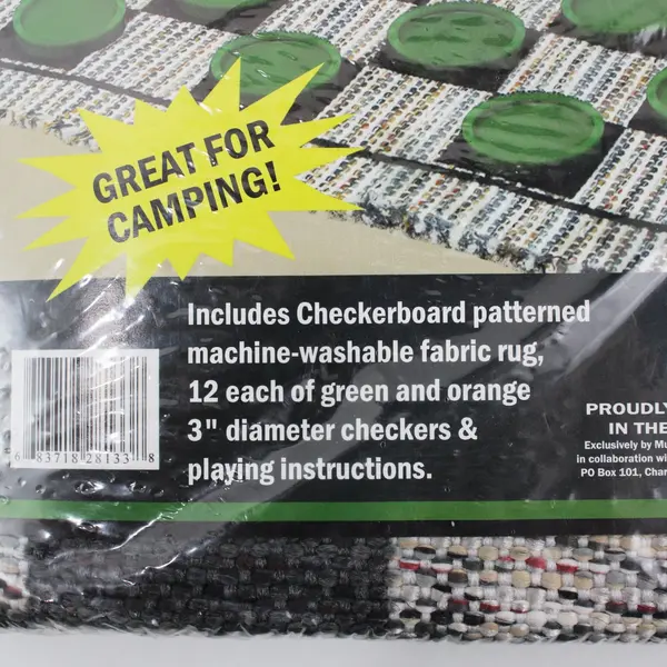 Multiplex Designs Jumbo Checker Rug Game NIP