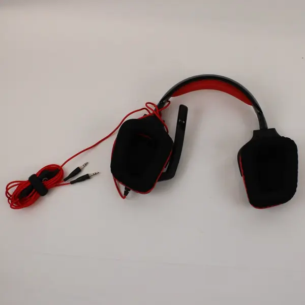 Logitech G230 Black Red Over-Ear Gaming Headset with Boom Mic