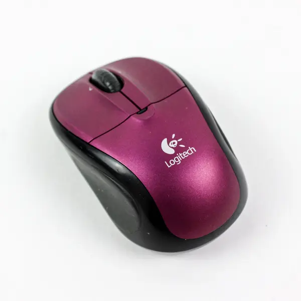 Logitech M305 Wireless Optical Mouse Burgundy