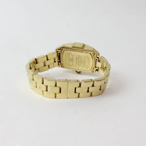 Invicta Lupah Baby Watch Gold Tone Bracelet White Dial New Battery