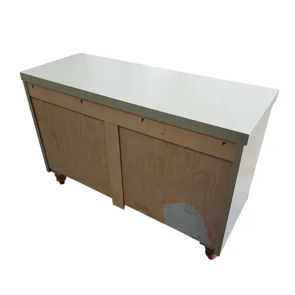Refinished Vintage Floral 6-Drawer Dresser Sage Green - Freight/Local Pickup