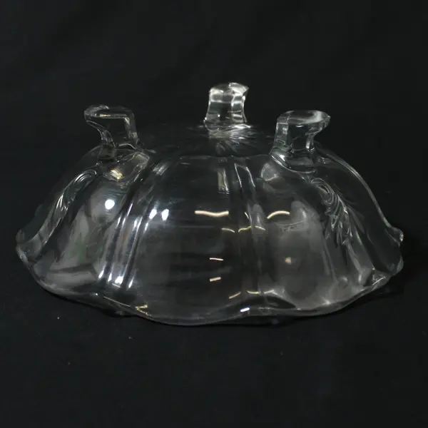 Vtg Fostoria Baroque Vintage Clear Footed Bon Bon Candy Dish 7 Inch