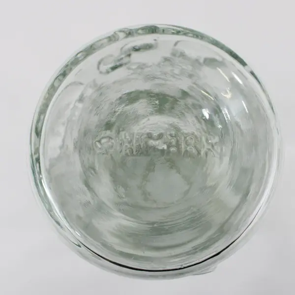 Himark Embossed Fruit Glass Spaghetti Jar Hinged Bail Lid