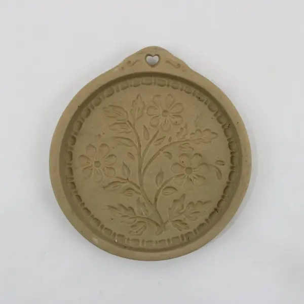 Brown Bag Cookie Art American Folk Art Series #1 Prairie Flowers Ceramic Mold