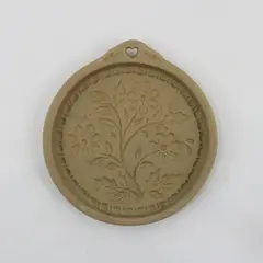 Brown Bag Cookie Art American Folk Art Series #1 Prairie Flowers Ceramic Mold