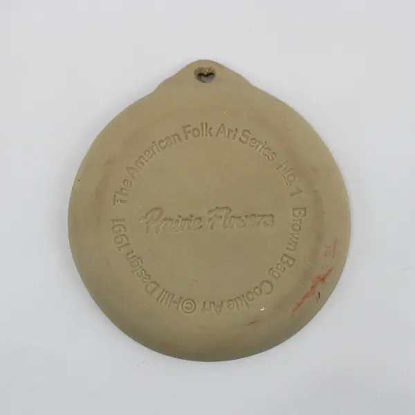 Brown Bag Cookie Art American Folk Art Series #1 Prairie Flowers Ceramic Mold