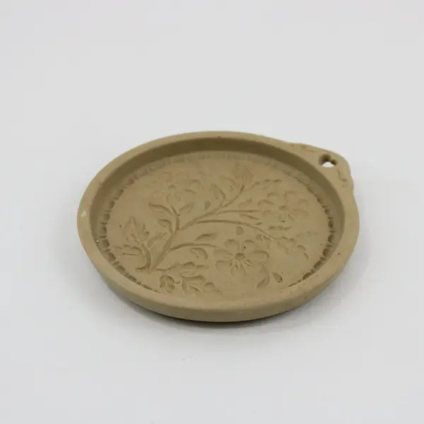 Brown Bag Cookie Art American Folk Art Series #1 Prairie Flowers Ceramic Mold
