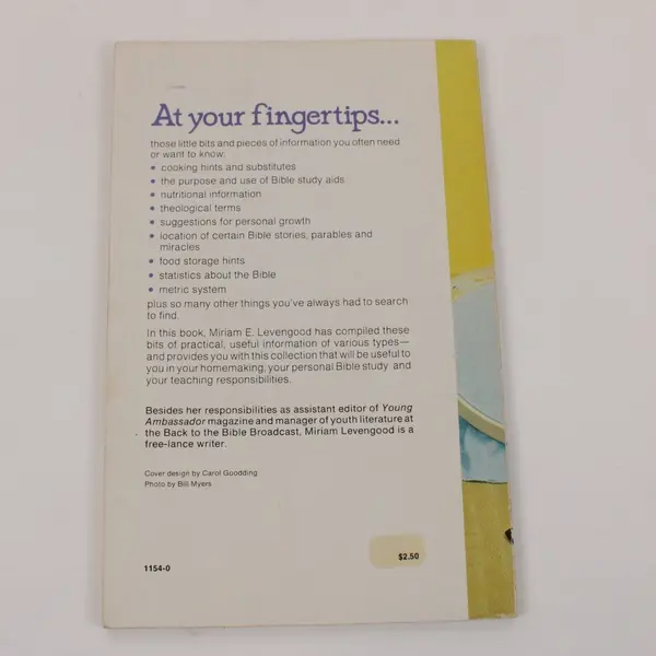 This and That Miriam E. Levengood 1983 Paperback Vintage Practical Tips