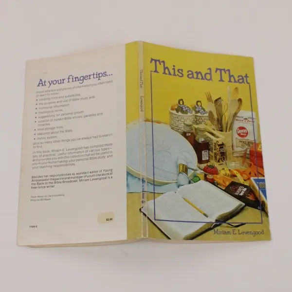 This and That Miriam E. Levengood 1983 Paperback Vintage Practical Tips