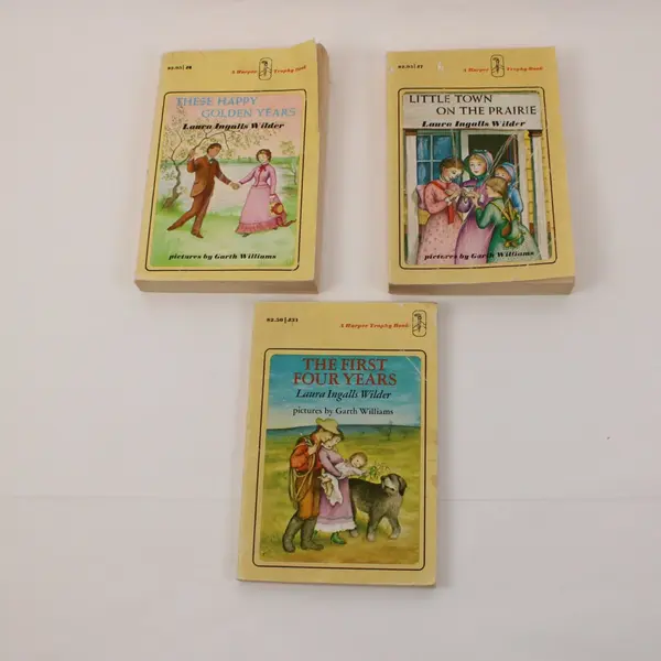 Laura Ingalls Wilder 3 PB First 4 Yrs Little Town Prairie These Happy Golden Yrs