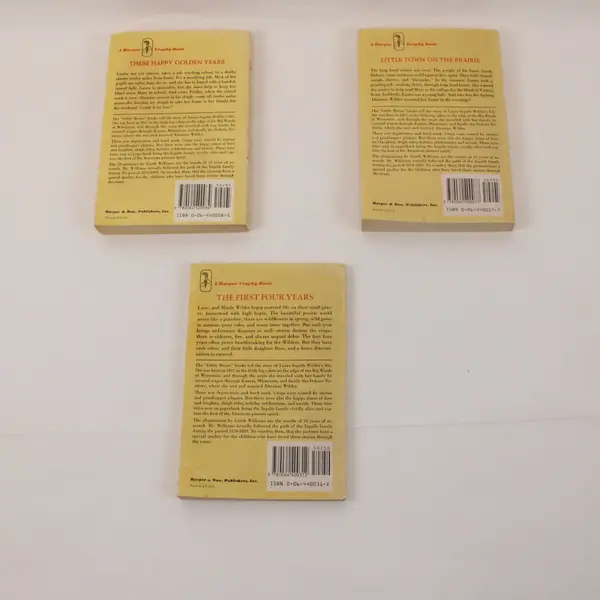Laura Ingalls Wilder 3 PB First 4 Yrs Little Town Prairie These Happy Golden Yrs