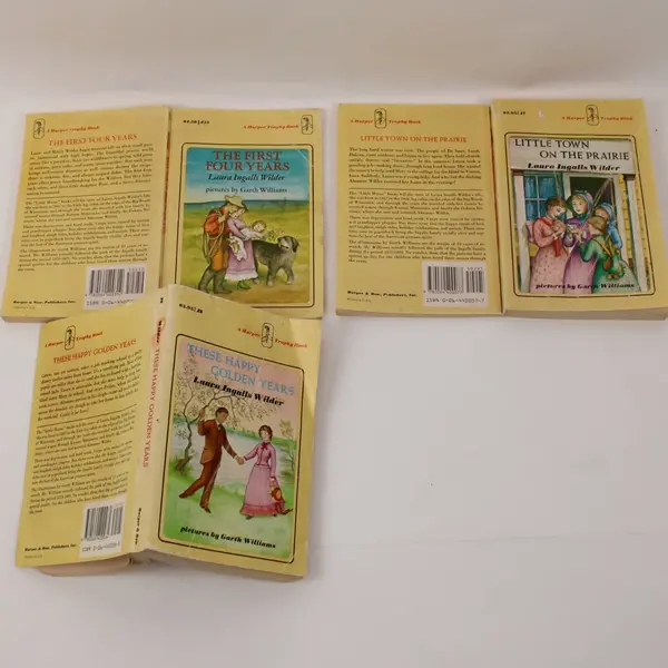 Laura Ingalls Wilder 3 PB First 4 Yrs Little Town Prairie These Happy Golden Yrs