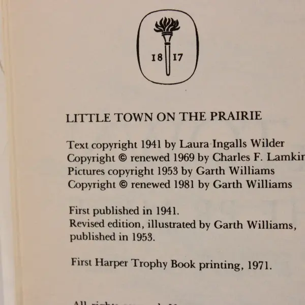 Laura Ingalls Wilder 3 PB First 4 Yrs Little Town Prairie These Happy Golden Yrs