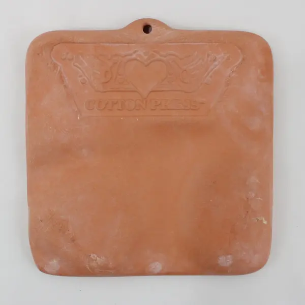 Cotton Press Terra Cotta Cookie Mold Rose Butterfly Fish Seashell