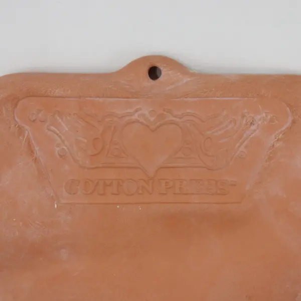 Cotton Press Terra Cotta Cookie Mold Rose Butterfly Fish Seashell