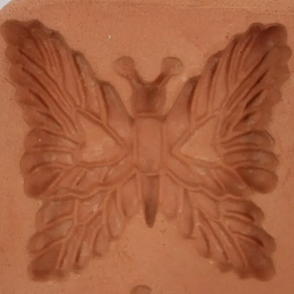 Cotton Press Terra Cotta Cookie Mold Rose Butterfly Fish Seashell