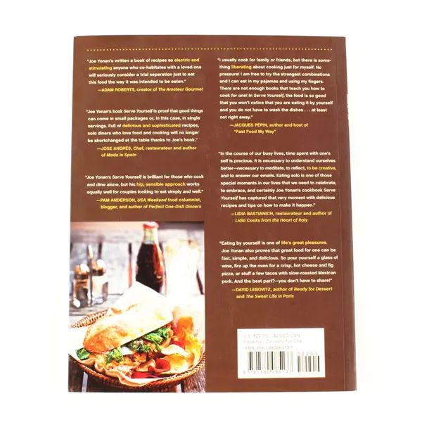 Serve Yourself: Cooking for One Joe Yonan First Edition 2011 Cookbook