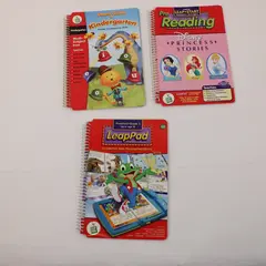 Lot of 3 Leap Frog Early Reader Children's Books Pre-Owned 2001-2003 SB PB