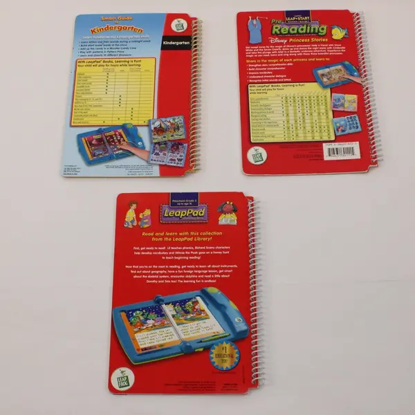 Lot of 3 Leap Frog Early Reader Children's Books Pre-Owned 2001-2003 SB PB