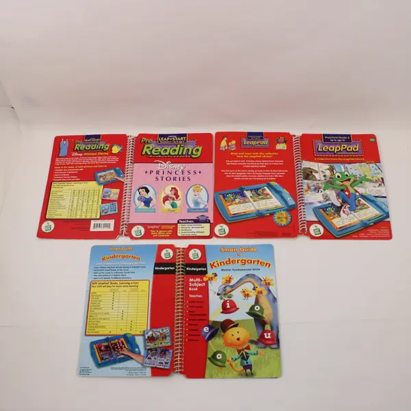 Lot of 3 Leap Frog Early Reader Children's Books Pre-Owned 2001-2003 SB PB