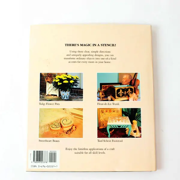 Vintage Country-Style Stenciling HC Book w/DJ 1991, Margaret Boyles