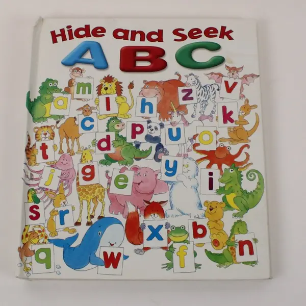 Hide and Seek ABC Hardcover 2003 Lawrie Taylor Interactive Hide-and-Seek Tabs