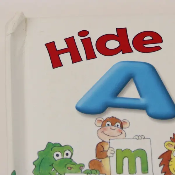 Hide and Seek ABC Hardcover 2003 Lawrie Taylor Interactive Hide-and-Seek Tabs