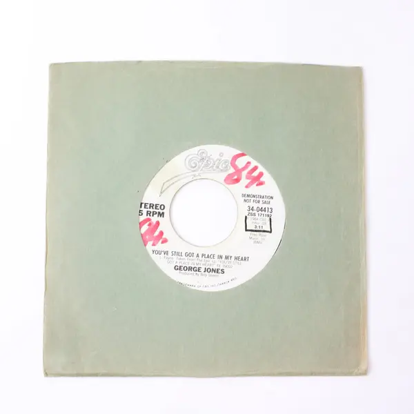 George Jones You've Still Got a Place in My Heart Epic Demo NFS 7in Vinyl