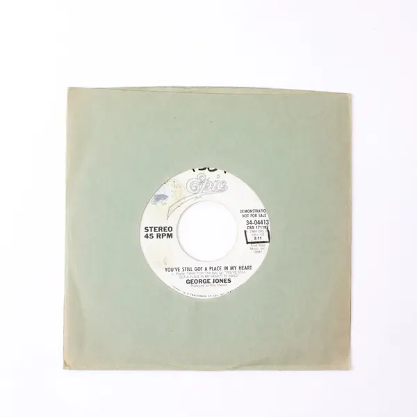 George Jones You've Still Got a Place in My Heart Epic Demo NFS 7in Vinyl